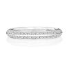 PLATINUM DIAMOND HALF ETERNITY RING