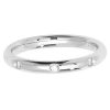 18CT W COURT 2.5MM 3D/0.06CT
