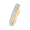 18CT DIAMOND ETERNITY RING - 50% GRAIN SET 2.7MM G SI1 - Image 3